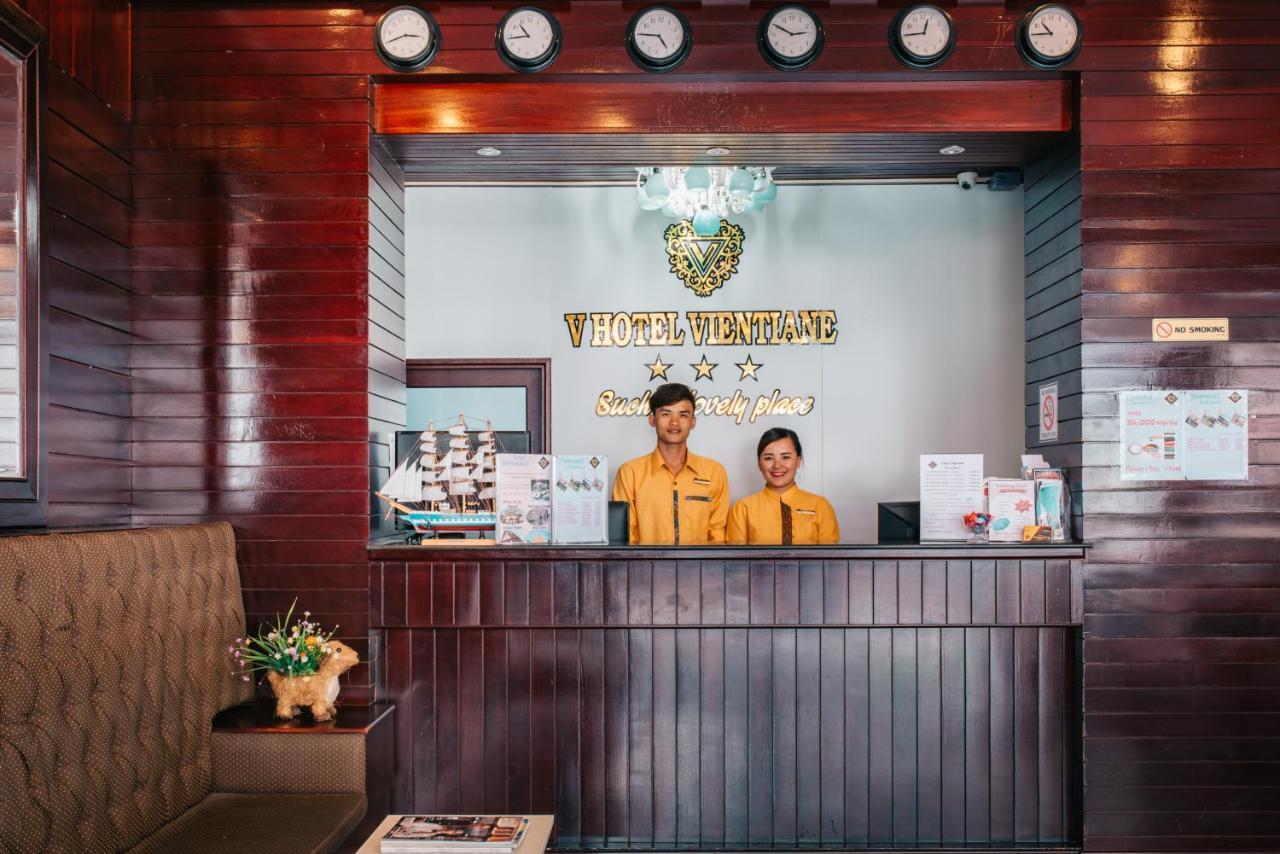 V Hotel Vientiane Exteriör bild